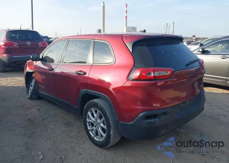 2015 Jeep Cherokee Sport from USA, damaged, VIN 1C4PJLAB5FW553424